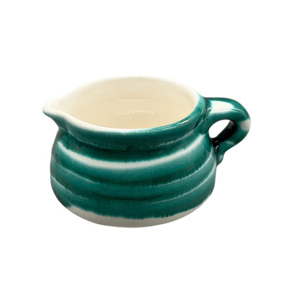 Gmundner Keramik Milchgießer Grüngeflammt Ø7,5 cm-Gmundner Keramik-olesstore-vintage-secondhand-shop-austria-österreich