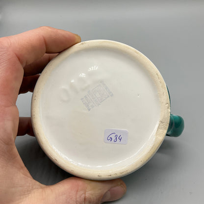 Gmundner Keramik Milchgießer Grüngeflammt Ø7,5 cm-Gmundner Keramik-olesstore-vintage-secondhand-shop-austria-österreich