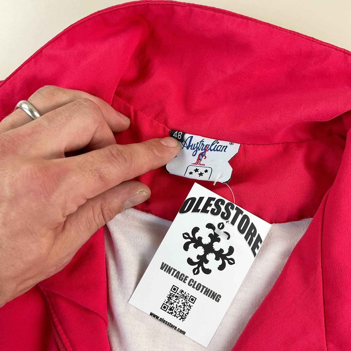 Australian 90s leichte Jacke - Damen/48-AUSTRALIAN-olesstore-vintage-secondhand-shop-austria-österreich