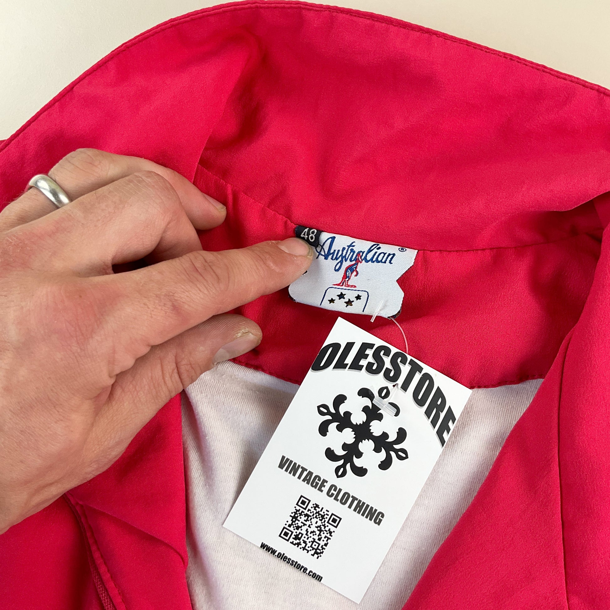 Australian 90s leichte Jacke - Damen/48-AUSTRALIAN-olesstore-vintage-secondhand-shop-austria-österreich