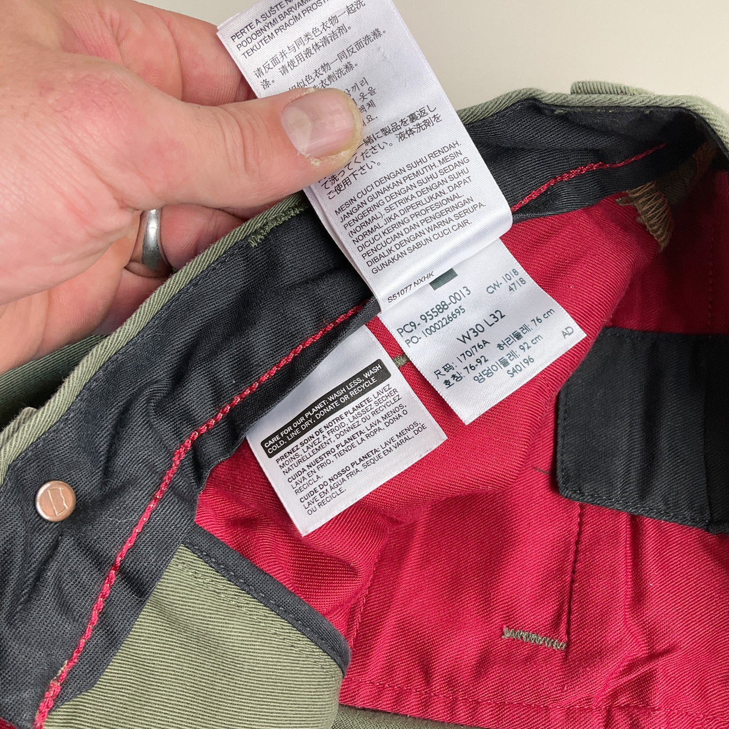 Levi's WPL 423 Stoffhose - W30 L32-LEVI'S-olesstore-vintage-secondhand-shop-austria-österreich