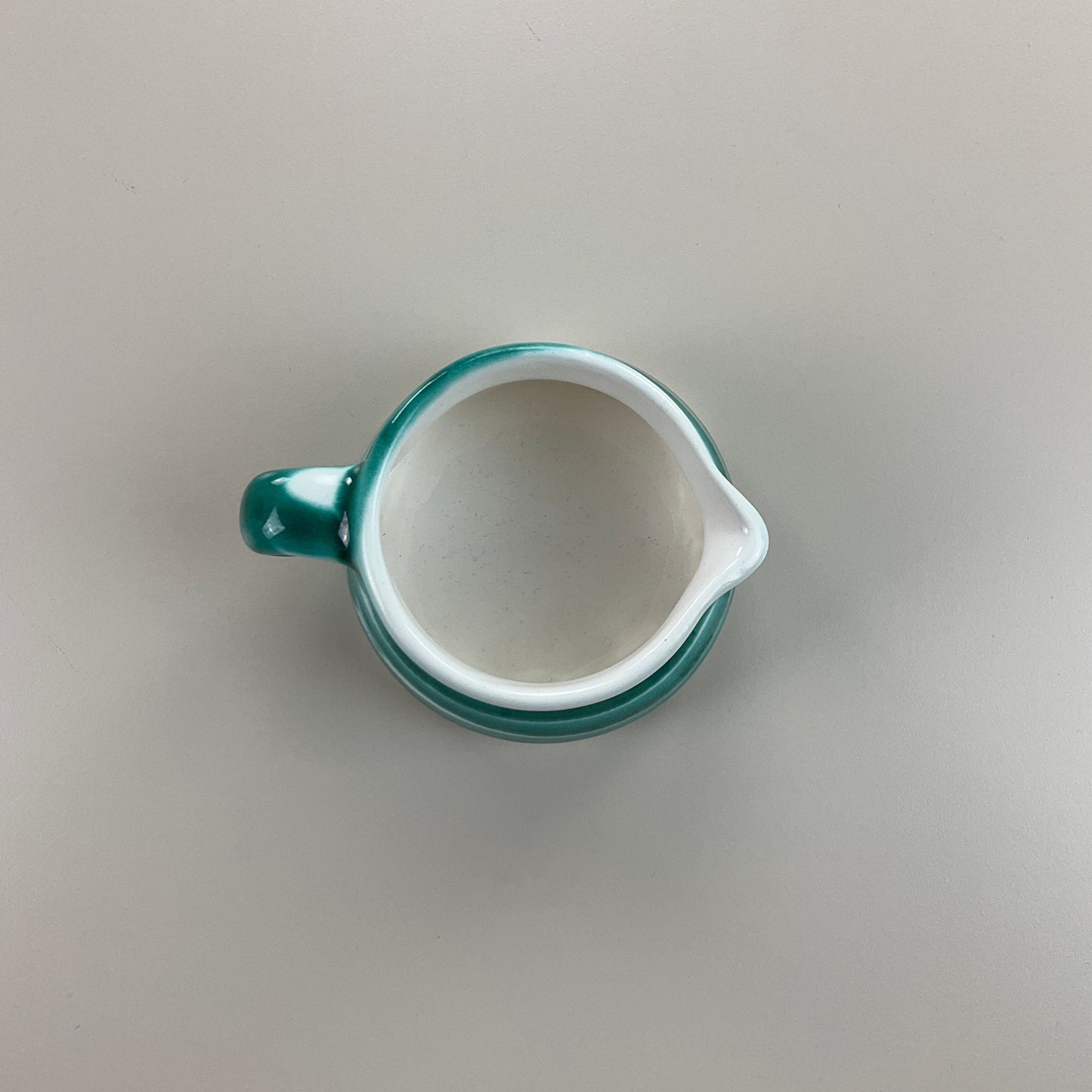 Gmundner Keramik Milchgießer Grüngeflammt Ø7,5 cm-Gmundner Keramik-olesstore-vintage-secondhand-shop-austria-österreich