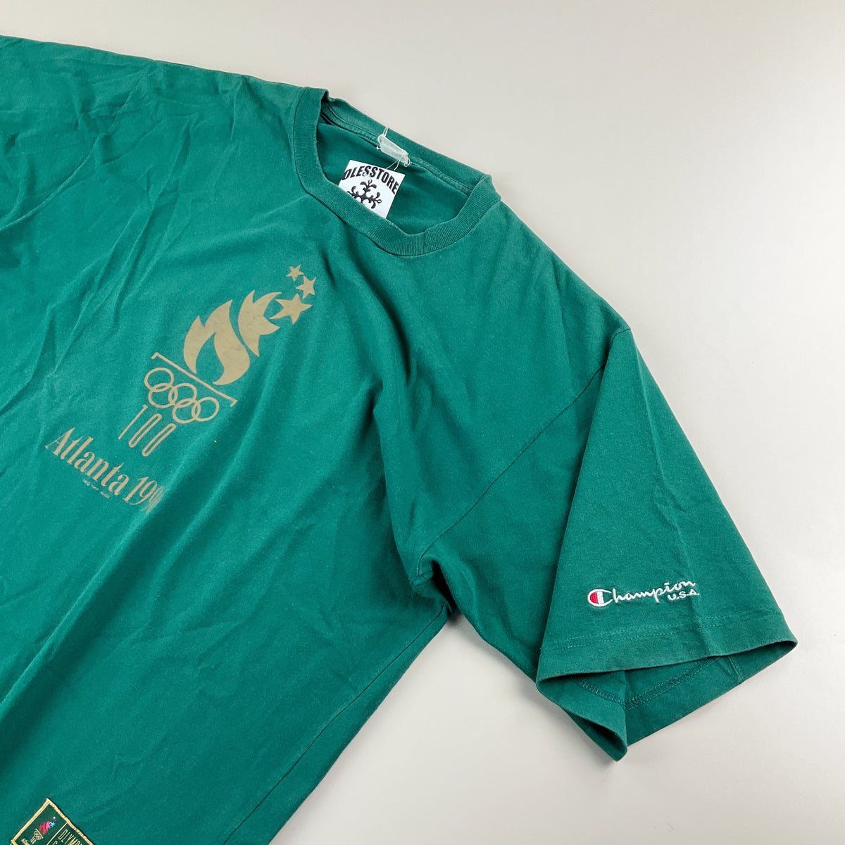 Champion Atlanta 1996 T-Shirt - Large-Champion-olesstore-vintage-secondhand-shop-austria-österreich