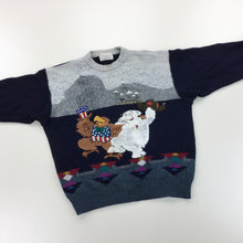 Load image into Gallery viewer, Setball 90s Knit Sweatshirt - Large-SETBALL-olesstore-vintage-secondhand-shop-austria-österreich