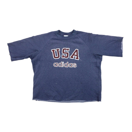 Adidas USA 80s T-Shirt - Women/S-Adidas-olesstore-vintage-secondhand-shop-austria-österreich