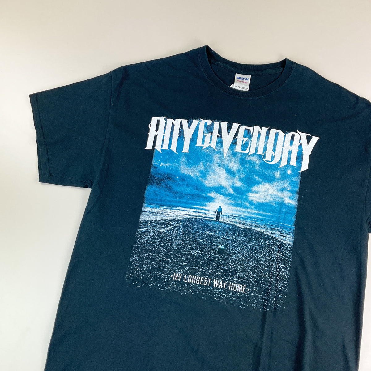 Any Given Day 'My Longest Way Home' T-Shirt - XL-ANY GIVEN DAY-olesstore-vintage-secondhand-shop-austria-österreich