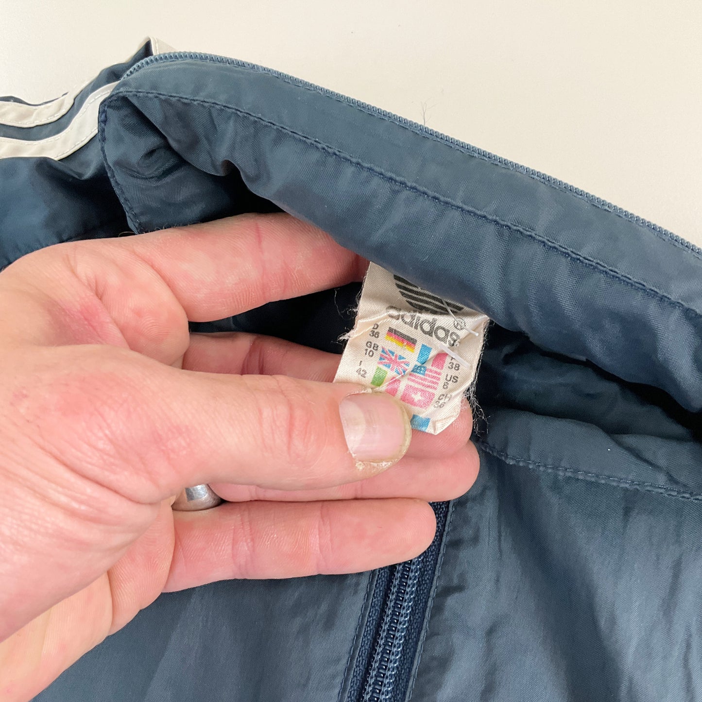 Adidas 80s Windbreaker Jacke - Damen/36/Small-ADIDAS-olesstore-vintage-secondhand-shop-austria-österreich