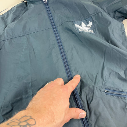 Adidas 80s Windbreaker Jacke - Damen/36/Small-ADIDAS-olesstore-vintage-secondhand-shop-austria-österreich