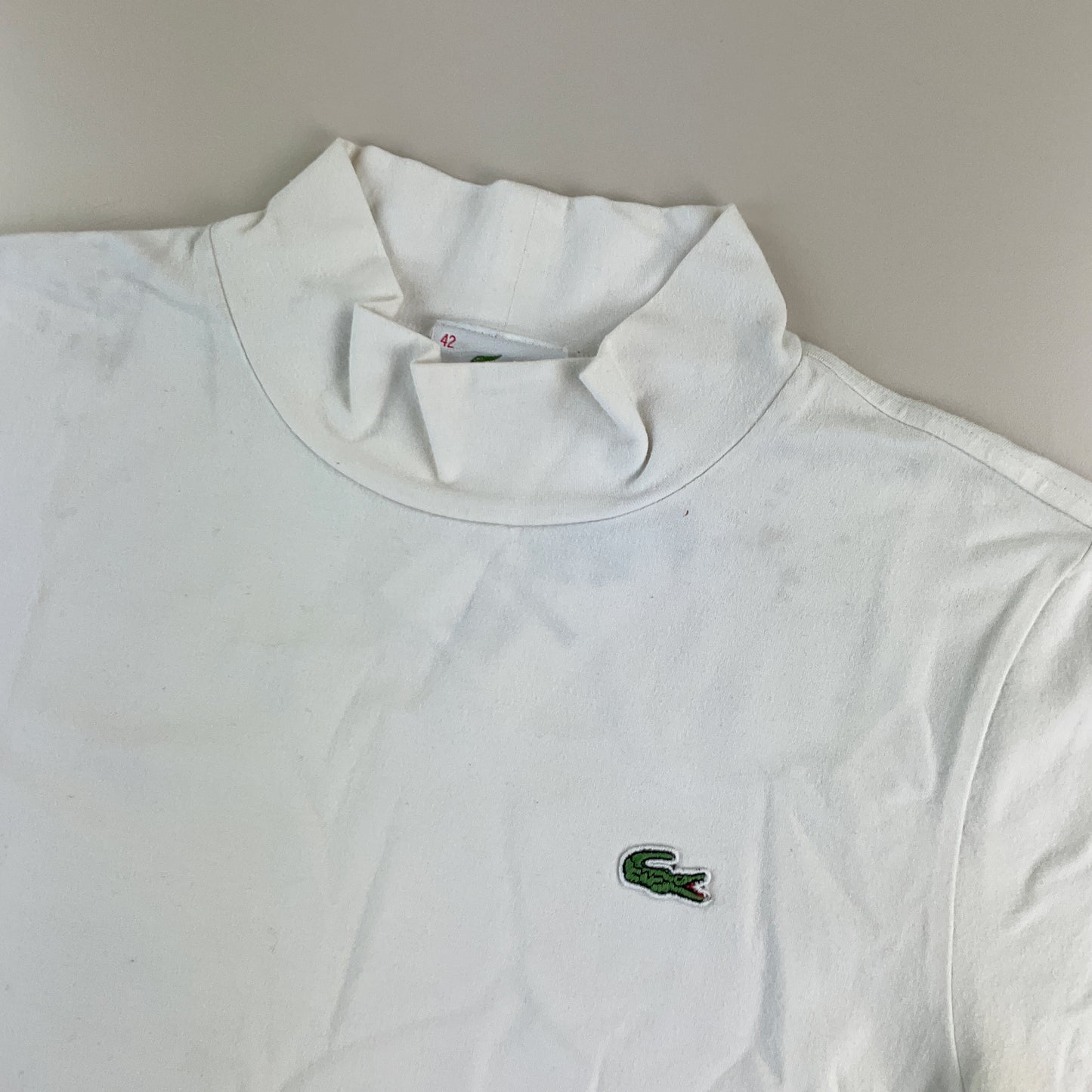 Lacoste T-Shirt - Damen/42-LACOSTE-olesstore-vintage-secondhand-shop-austria-österreich