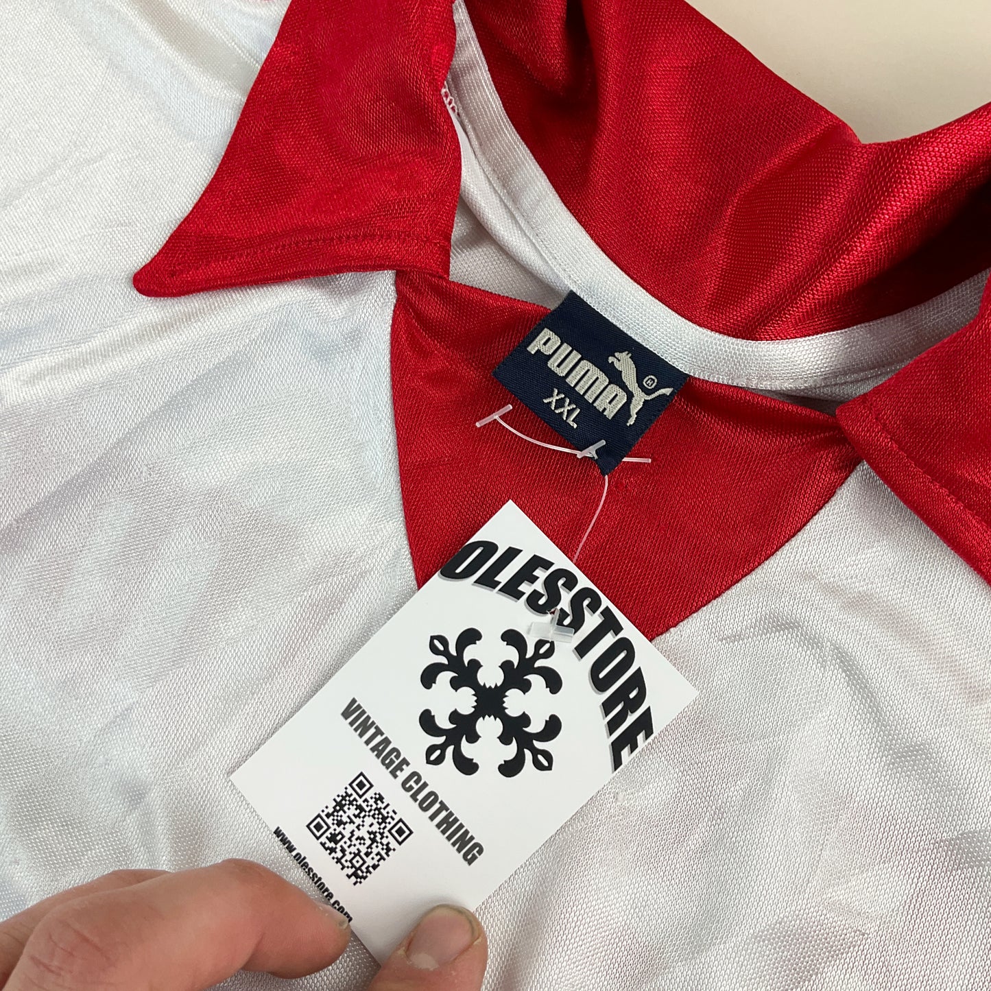 Puma Tunesia 2004 Dos Santos Jersey - XXL-PUMA-olesstore-vintage-secondhand-shop-austria-österreich