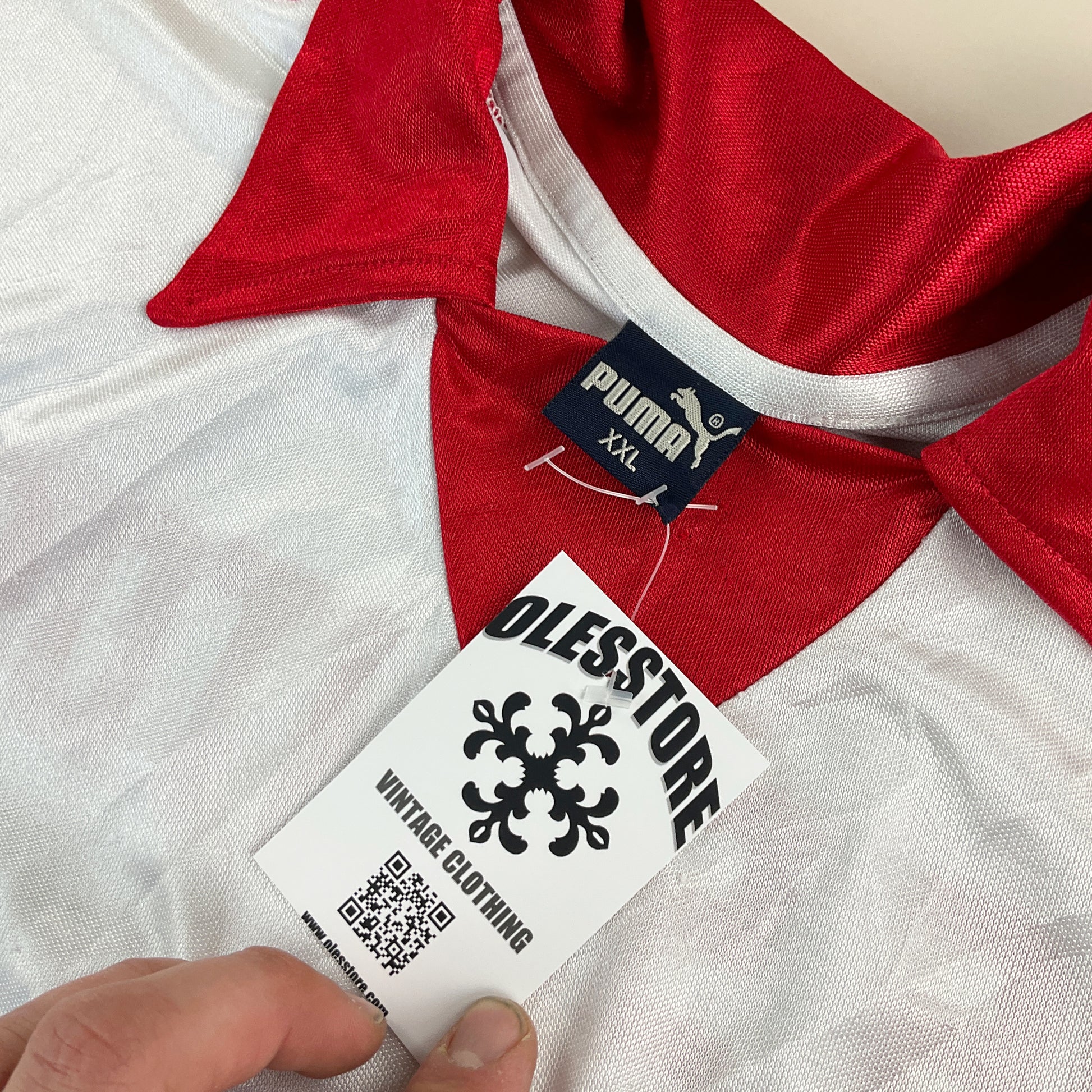 Puma Tunesia 2004 Dos Santos Jersey - XXL-PUMA-olesstore-vintage-secondhand-shop-austria-österreich