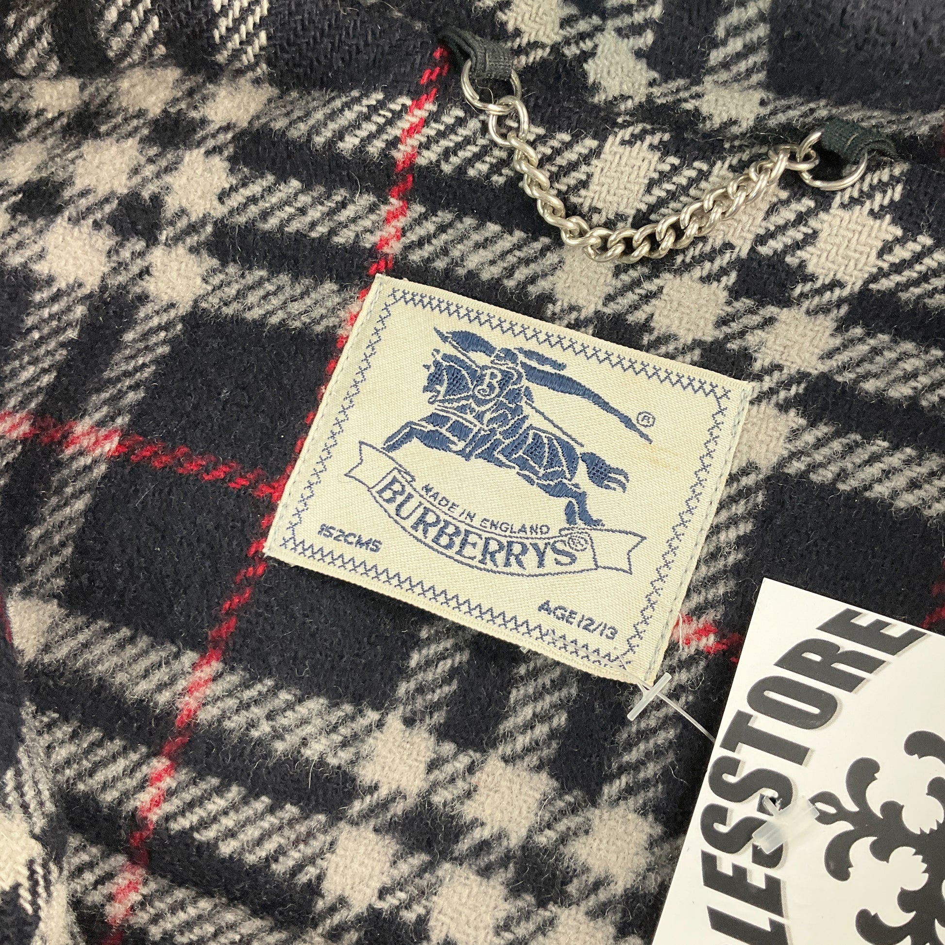 Burberry Woll- Mantel - Kids/12-13 Jahren-Burberry-olesstore-vintage-secondhand-shop-austria-österreich