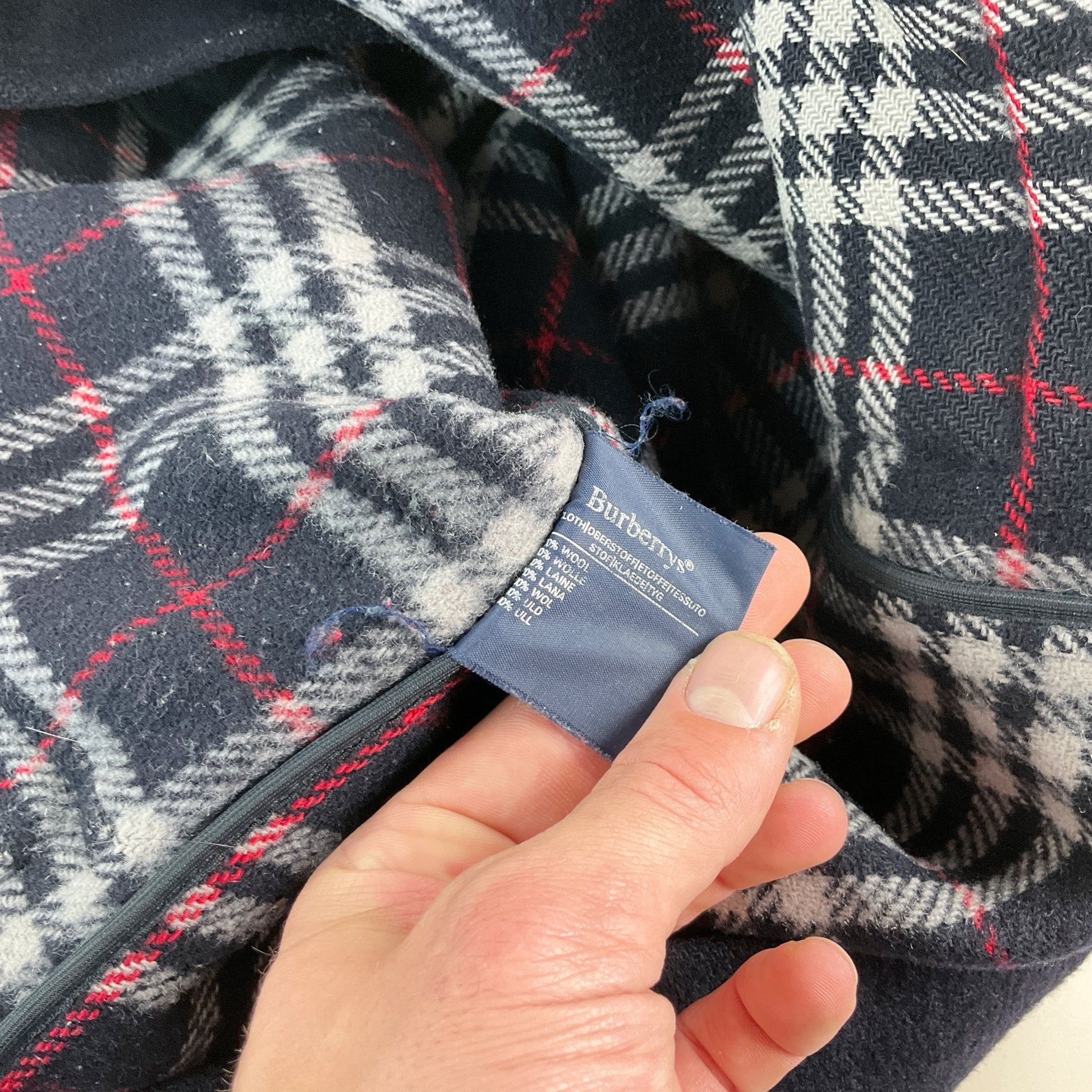 Burberry Woll- Mantel - Kids/12-13 Jahren-Burberry-olesstore-vintage-secondhand-shop-austria-österreich