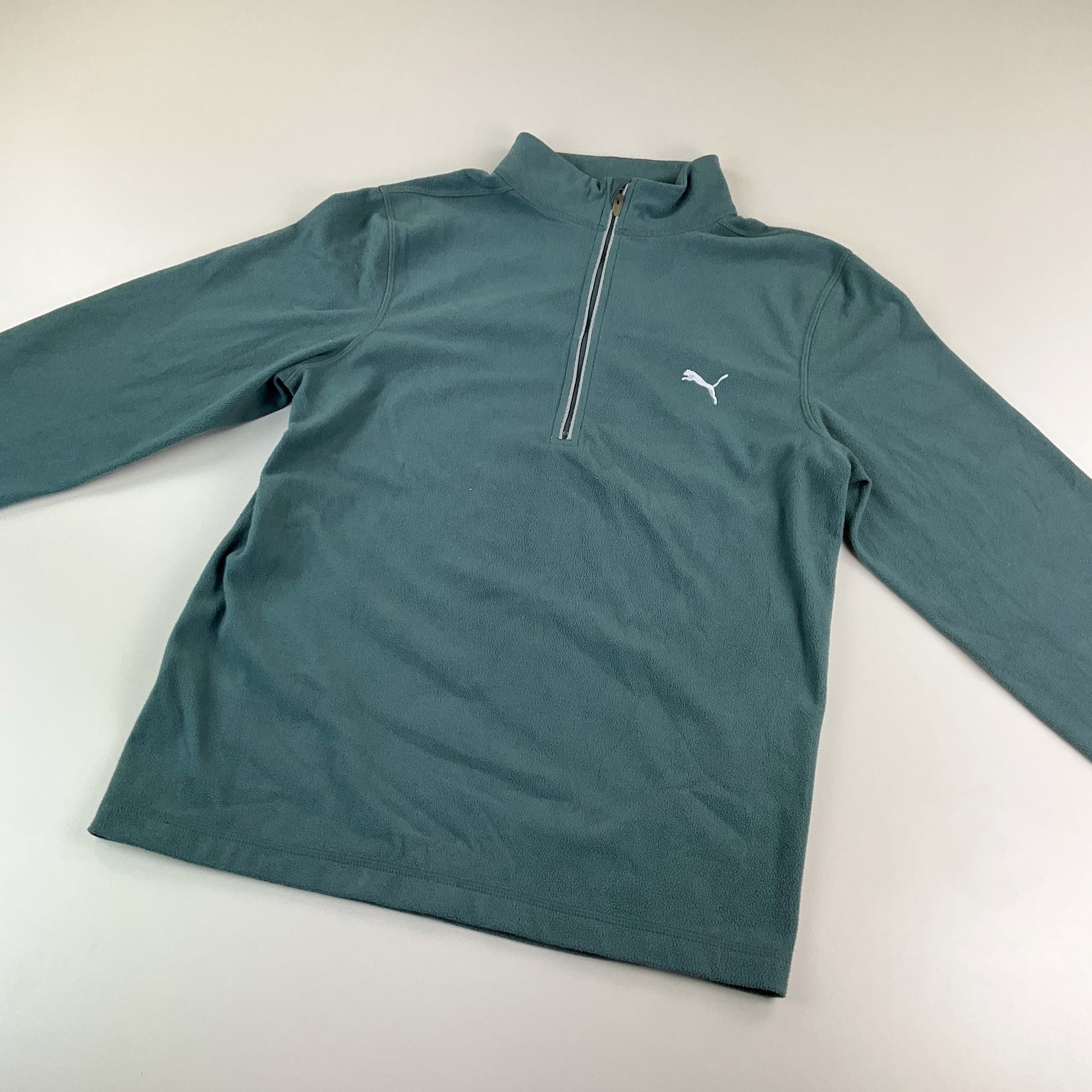 Puma 90s Fleece Pullover - Large-PUMA-olesstore-vintage-secondhand-shop-austria-österreich