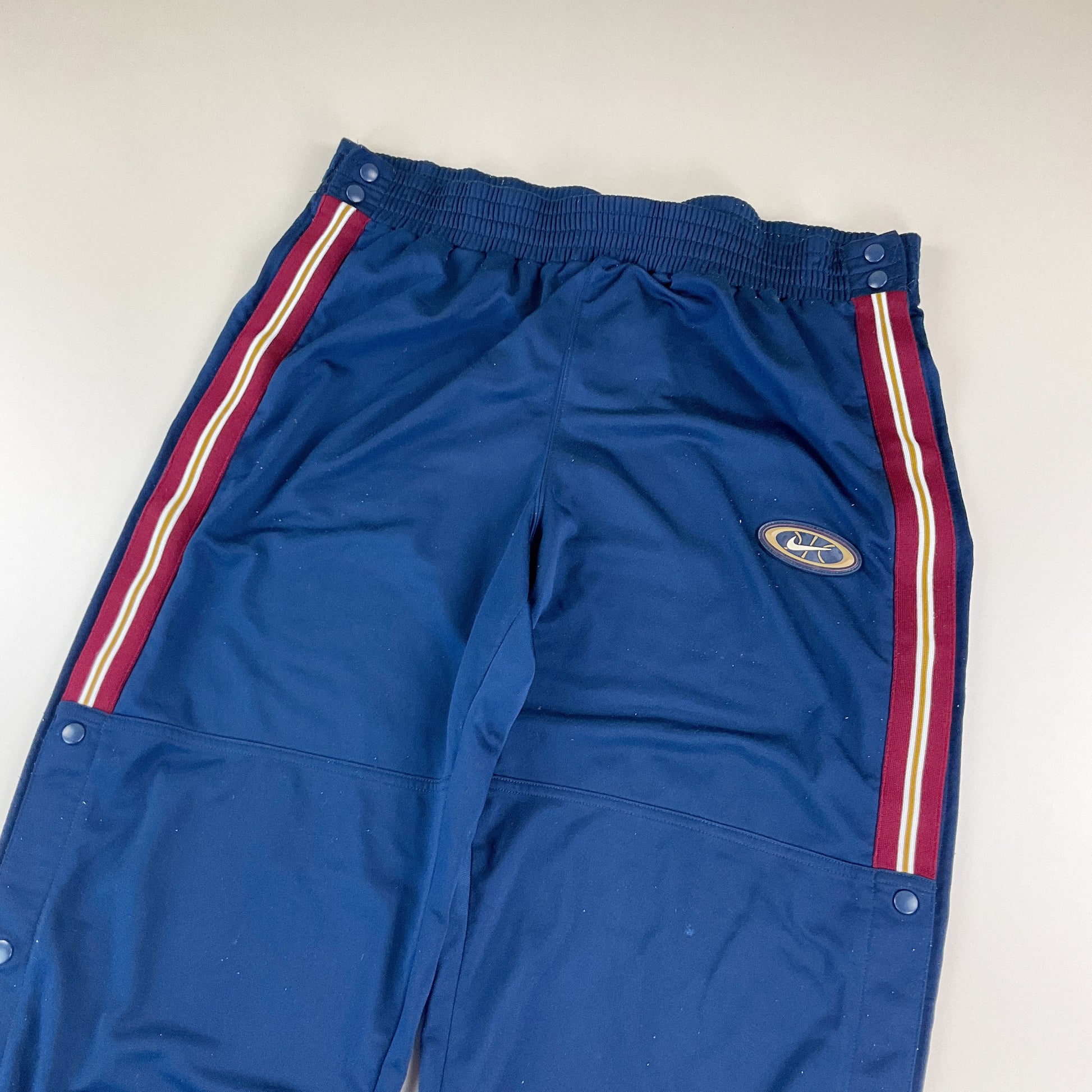 Nike 90s Basketball Button Up Jogginghose - Large-NIKE-olesstore-vintage-secondhand-shop-austria-österreich