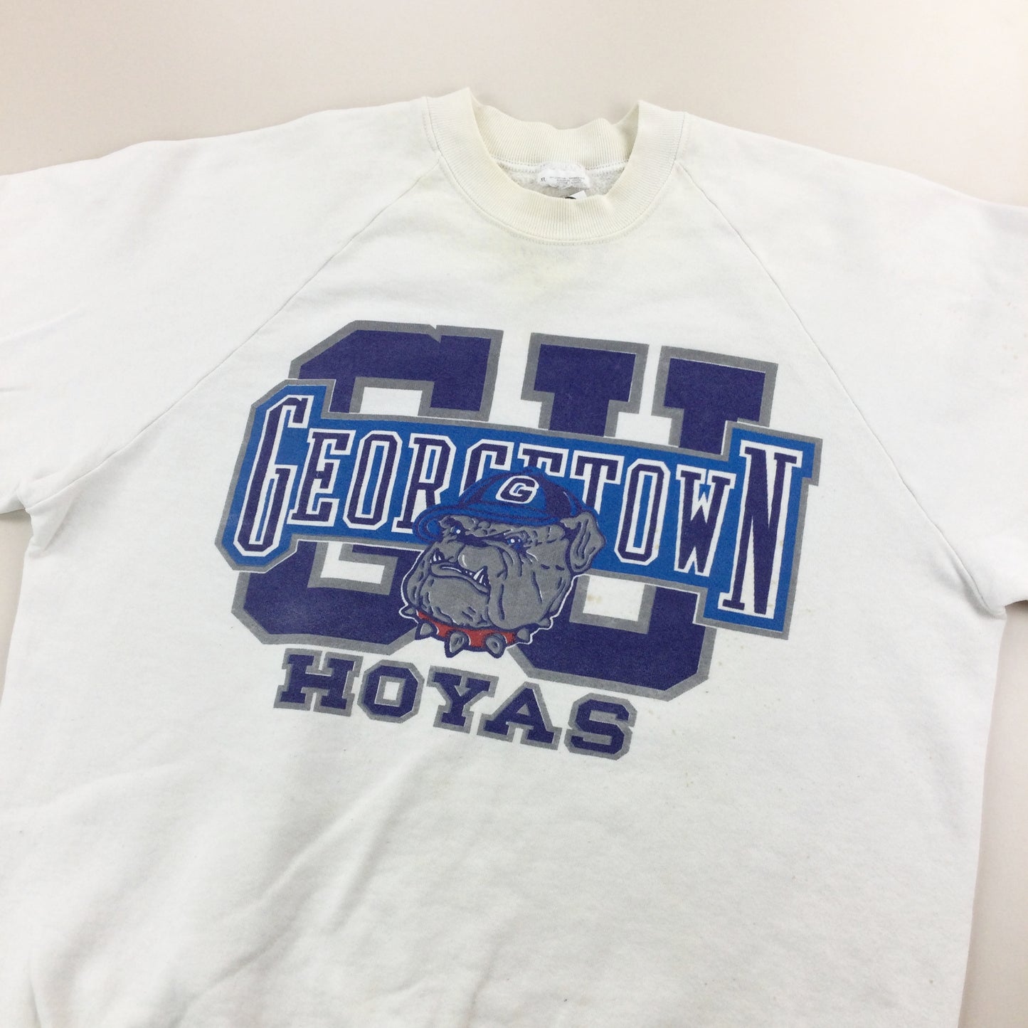 Georgetown Hoyas 90s Sweatshirt - XL-Georgetown University-olesstore-vintage-secondhand-shop-austria-österreich