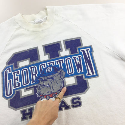 Georgetown Hoyas 90s Sweatshirt - XL-Georgetown University-olesstore-vintage-secondhand-shop-austria-österreich