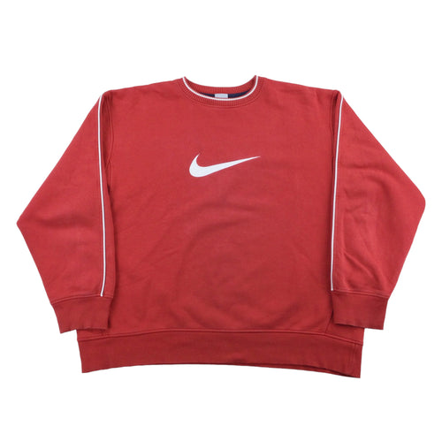 Nike 00s Swoosh Sweatshirt - XXL-NIKE-olesstore-vintage-secondhand-shop-austria-österreich