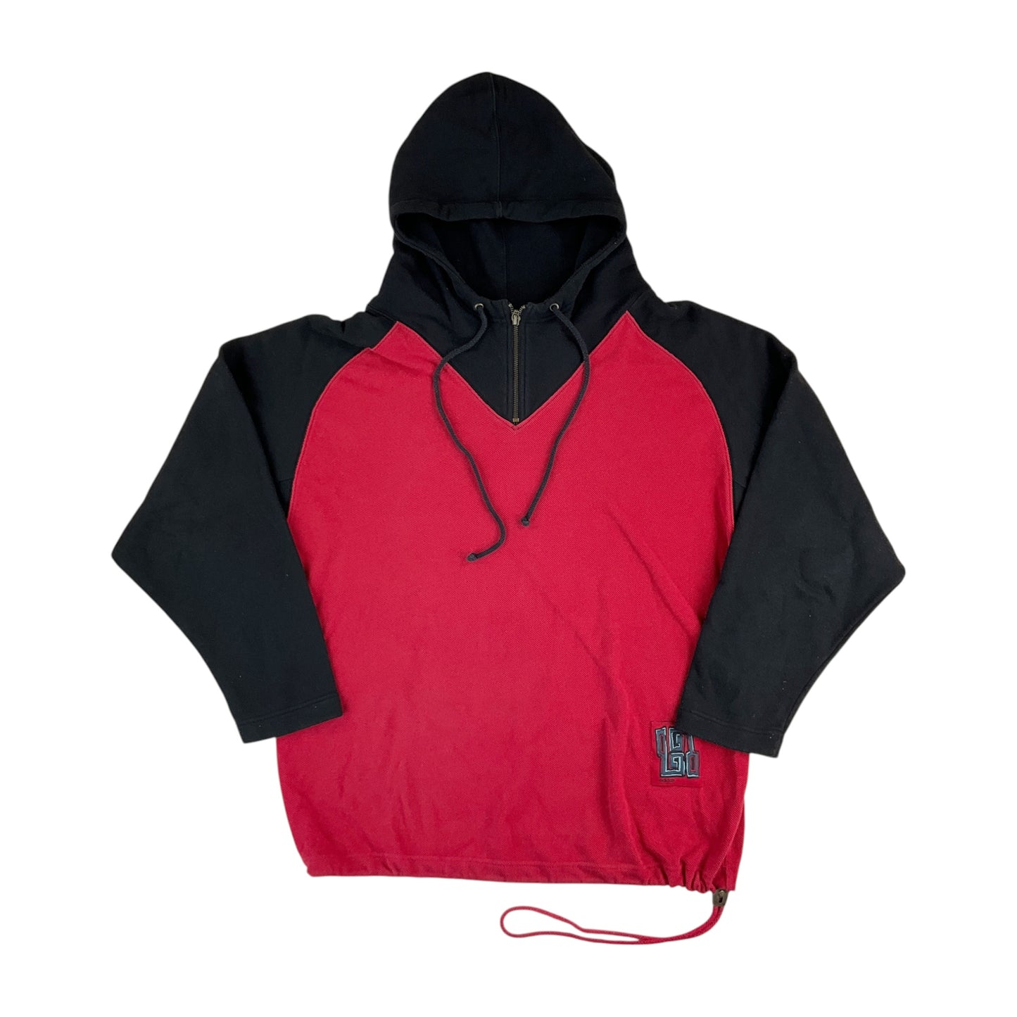 Adidas 90s 1/4 Zip Hoodie - Small-ADIDAS-olesstore-vintage-secondhand-shop-austria-österreich