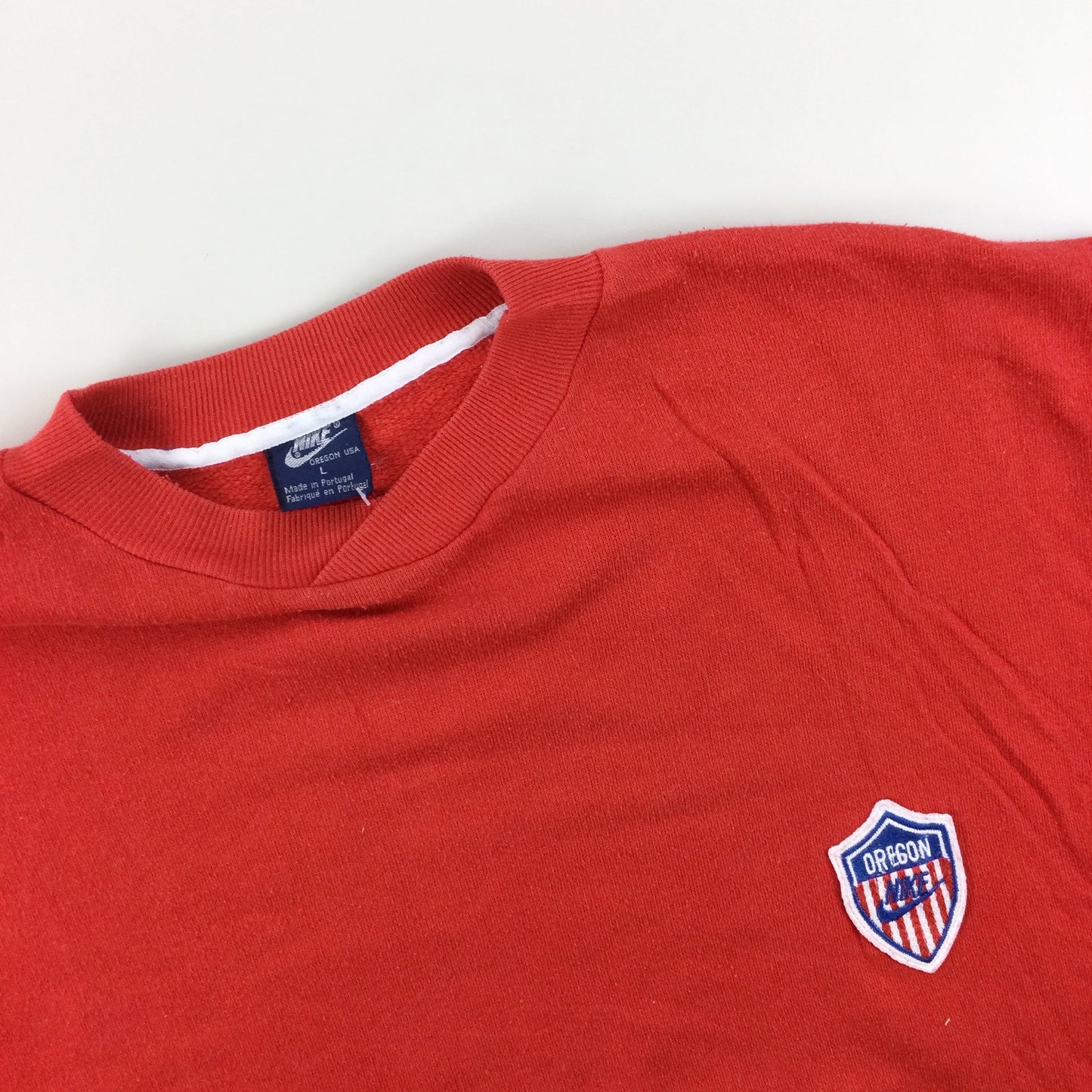 Nike Oregon 80s Sweatshirt - Large-NIKE-olesstore-vintage-secondhand-shop-austria-österreich