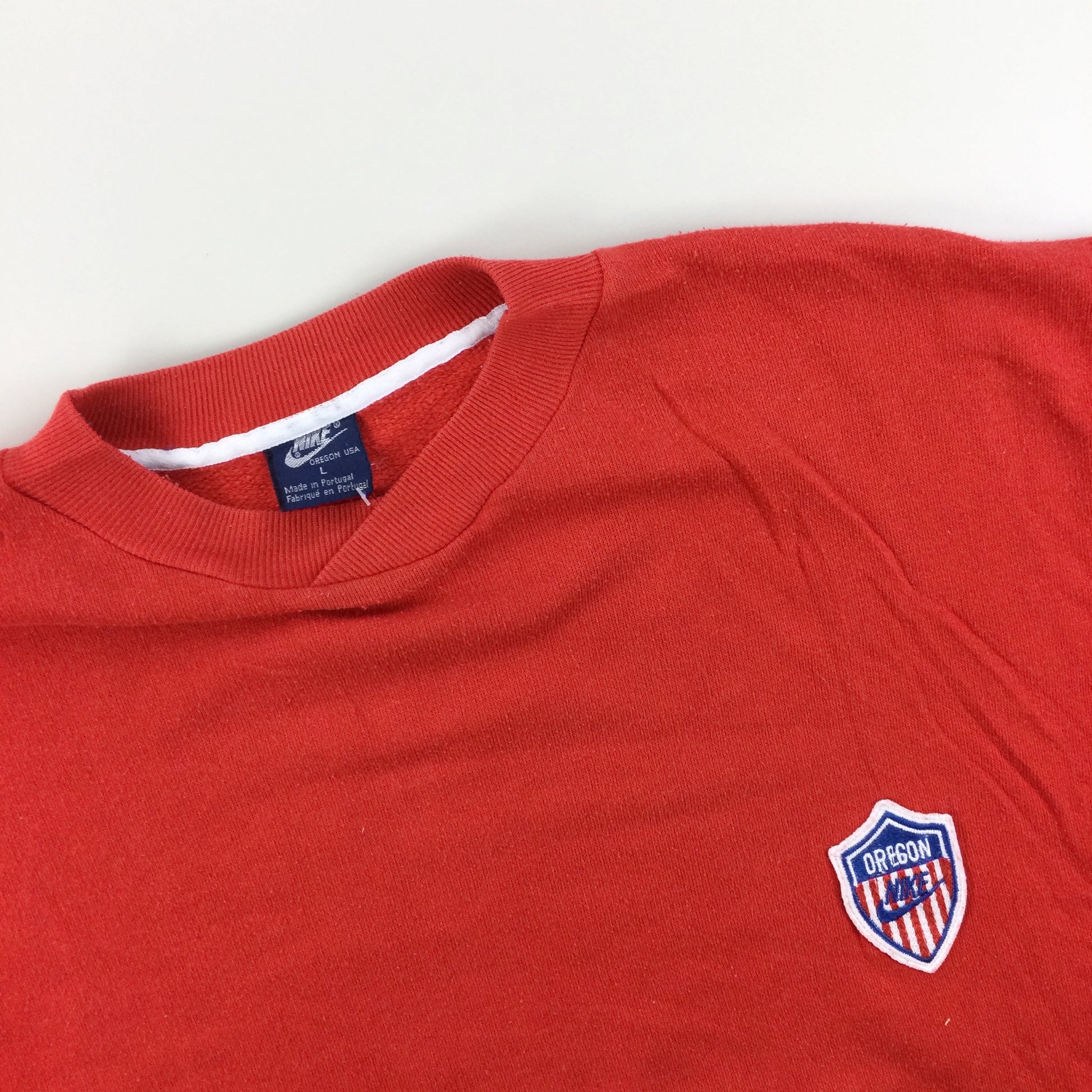 Nike Oregon 80s Sweatshirt - Large-NIKE-olesstore-vintage-secondhand-shop-austria-österreich
