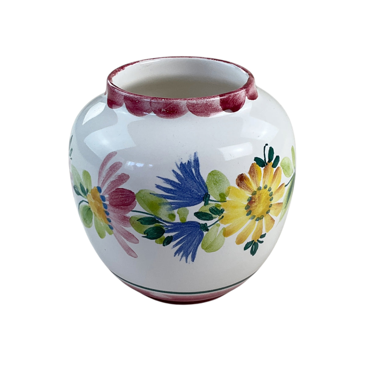 Gmundner Keramik 1980er Vase Bauernblume 10,5cm-Gmundner Keramik-olesstore-vintage-secondhand-shop-austria-österreich