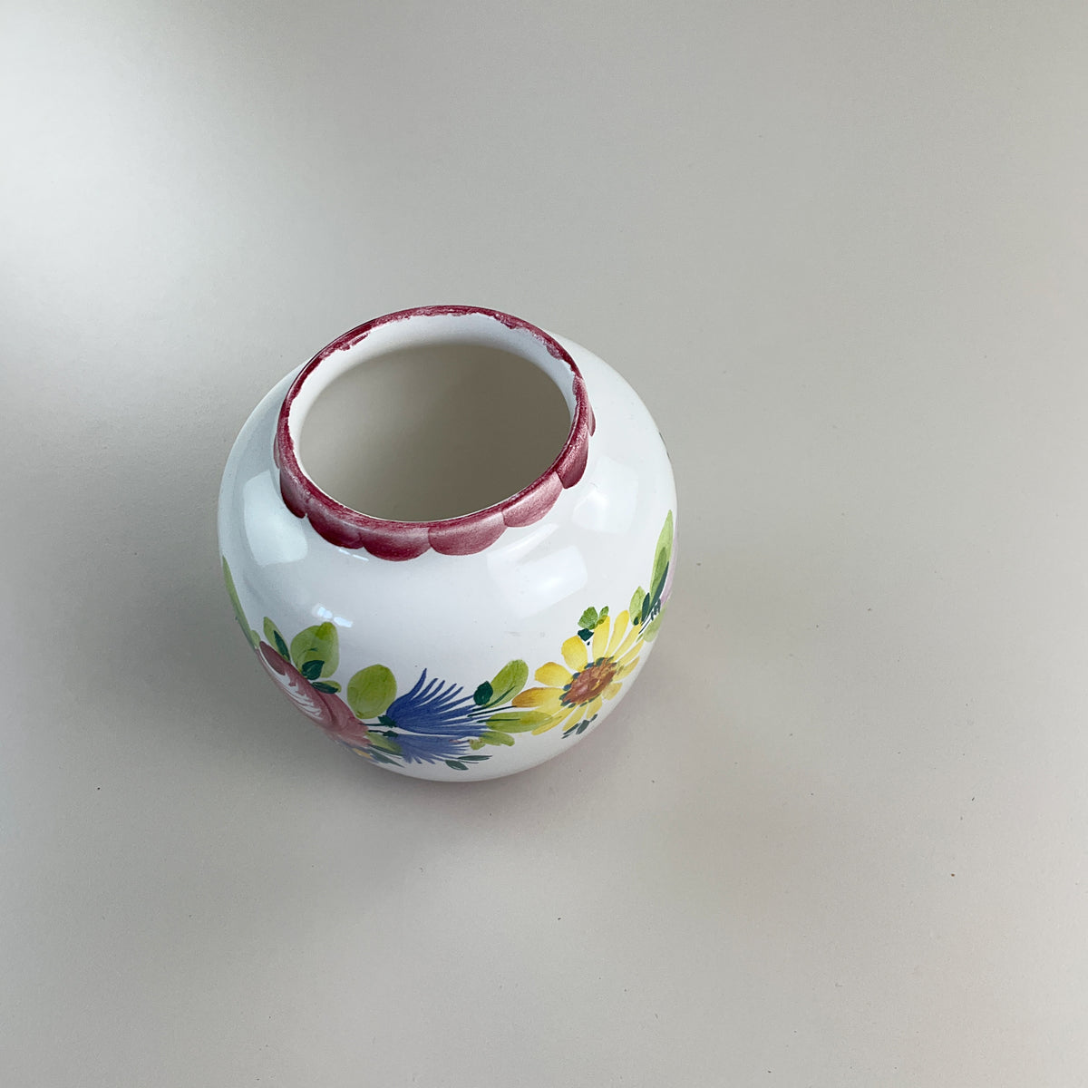 Gmundner Keramik 1980er Vase Bauernblume 10,5cm-Gmundner Keramik-olesstore-vintage-secondhand-shop-austria-österreich