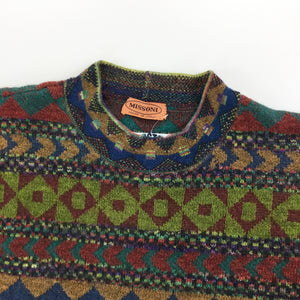 Missoni 90s Sweatshirt - Large-MISSONI-olesstore-vintage-secondhand-shop-austria-österreich