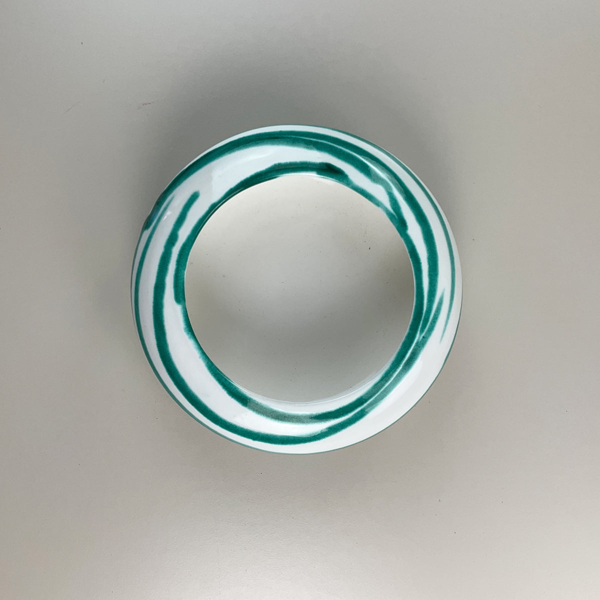 Gmundner Keramik Schüssel Grüngeflammt Ø20cm-Gmundner Keramik-olesstore-vintage-secondhand-shop-austria-österreich