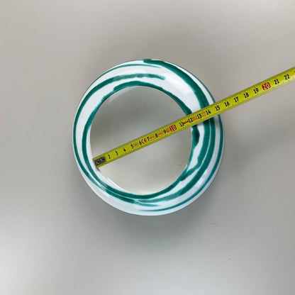 Gmundner Keramik Schüssel Grüngeflammt Ø20cm-Gmundner Keramik-olesstore-vintage-secondhand-shop-austria-österreich