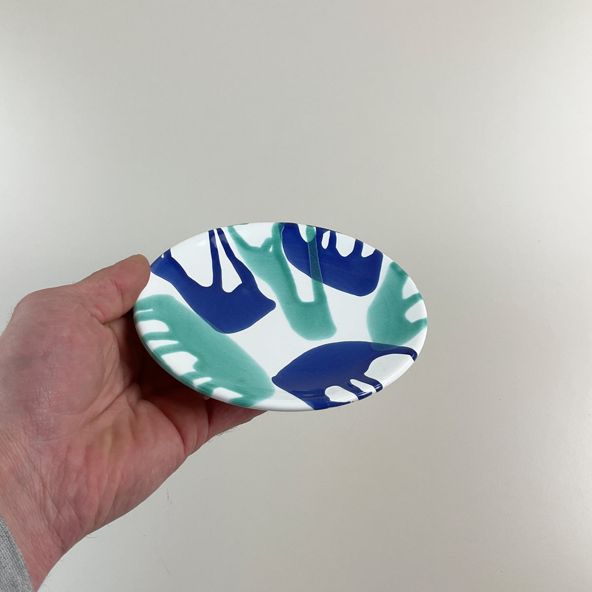 Gmundner Keramik Unterteller Wasserfall Ø15cm-Gmundner Keramik-olesstore-vintage-secondhand-shop-austria-österreich