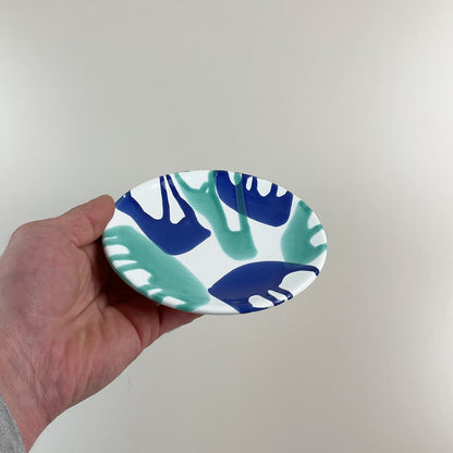 Gmundner Keramik Unterteller Wasserfall Ø15cm-Gmundner Keramik-olesstore-vintage-secondhand-shop-austria-österreich
