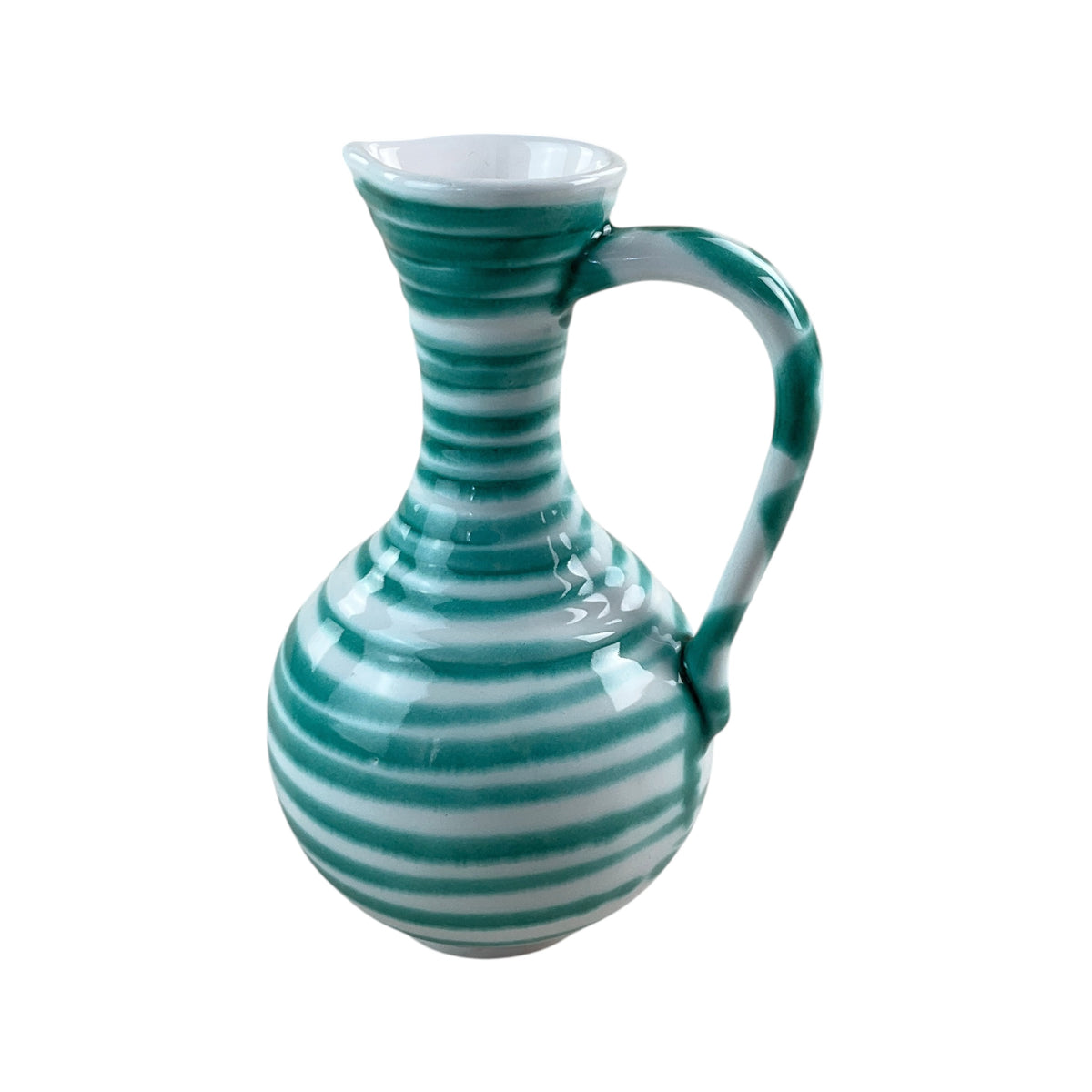 Gmundner Keramik Krug / Vase Grüngeflammt 21cm-Gmundner Keramik-olesstore-vintage-secondhand-shop-austria-österreich
