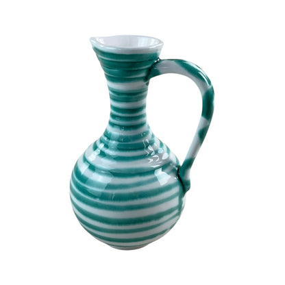 Gmundner Keramik Krug / Vase Grüngeflammt 21cm-Gmundner Keramik-olesstore-vintage-secondhand-shop-austria-österreich