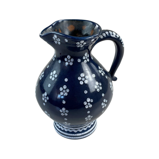 Gmundner Keramik Krug / Vase Dirndl Blau 19cm-Gmundner Keramik-olesstore-vintage-secondhand-shop-austria-österreich