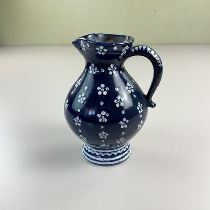 Gmundner Keramik Krug / Vase Dirndl Blau 19cm-Gmundner Keramik-olesstore-vintage-secondhand-shop-austria-österreich