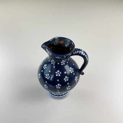 Gmundner Keramik Krug / Vase Dirndl Blau 19cm-Gmundner Keramik-olesstore-vintage-secondhand-shop-austria-österreich