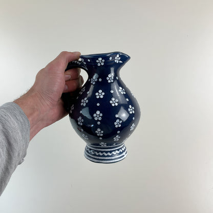 Gmundner Keramik Krug / Vase Dirndl Blau 19cm-Gmundner Keramik-olesstore-vintage-secondhand-shop-austria-österreich