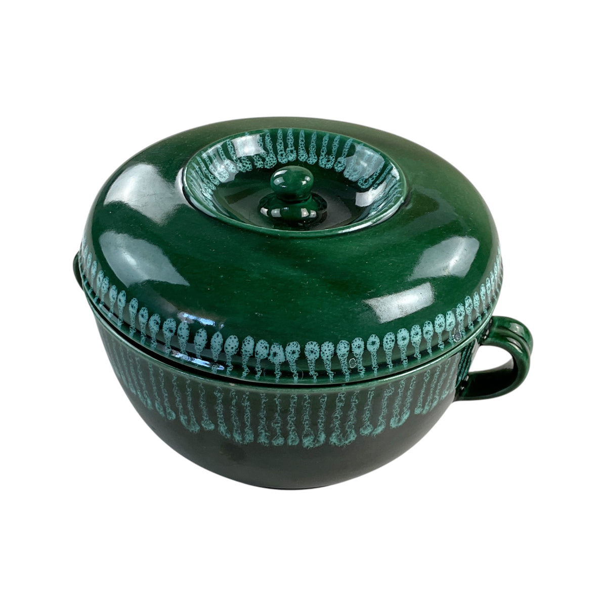 Gmundner Keramik Gudrun Wittke-Baudisch Topf mit Deckel 19cm-Gmundner Keramik-olesstore-vintage-secondhand-shop-austria-österreich