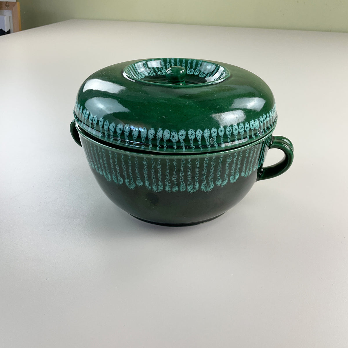 Gmundner Keramik Gudrun Wittke-Baudisch Topf mit Deckel 19cm-Gmundner Keramik-olesstore-vintage-secondhand-shop-austria-österreich