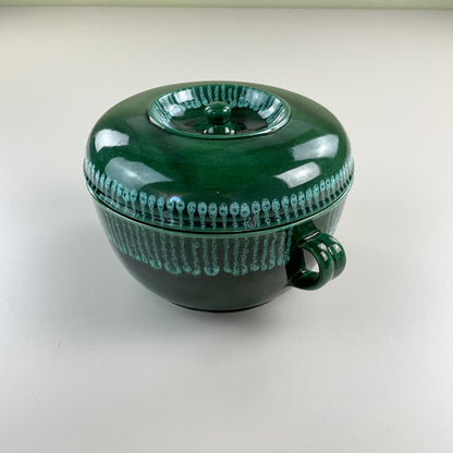 Gmundner Keramik Gudrun Wittke-Baudisch Topf mit Deckel 19cm-Gmundner Keramik-olesstore-vintage-secondhand-shop-austria-österreich