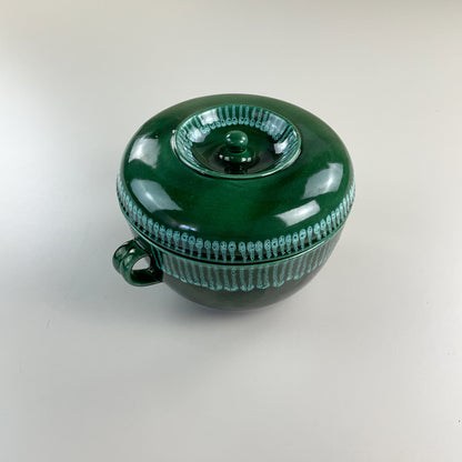 Gmundner Keramik Gudrun Wittke-Baudisch Topf mit Deckel 19cm-Gmundner Keramik-olesstore-vintage-secondhand-shop-austria-österreich