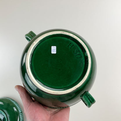 Gmundner Keramik Gudrun Wittke-Baudisch Topf mit Deckel 19cm-Gmundner Keramik-olesstore-vintage-secondhand-shop-austria-österreich