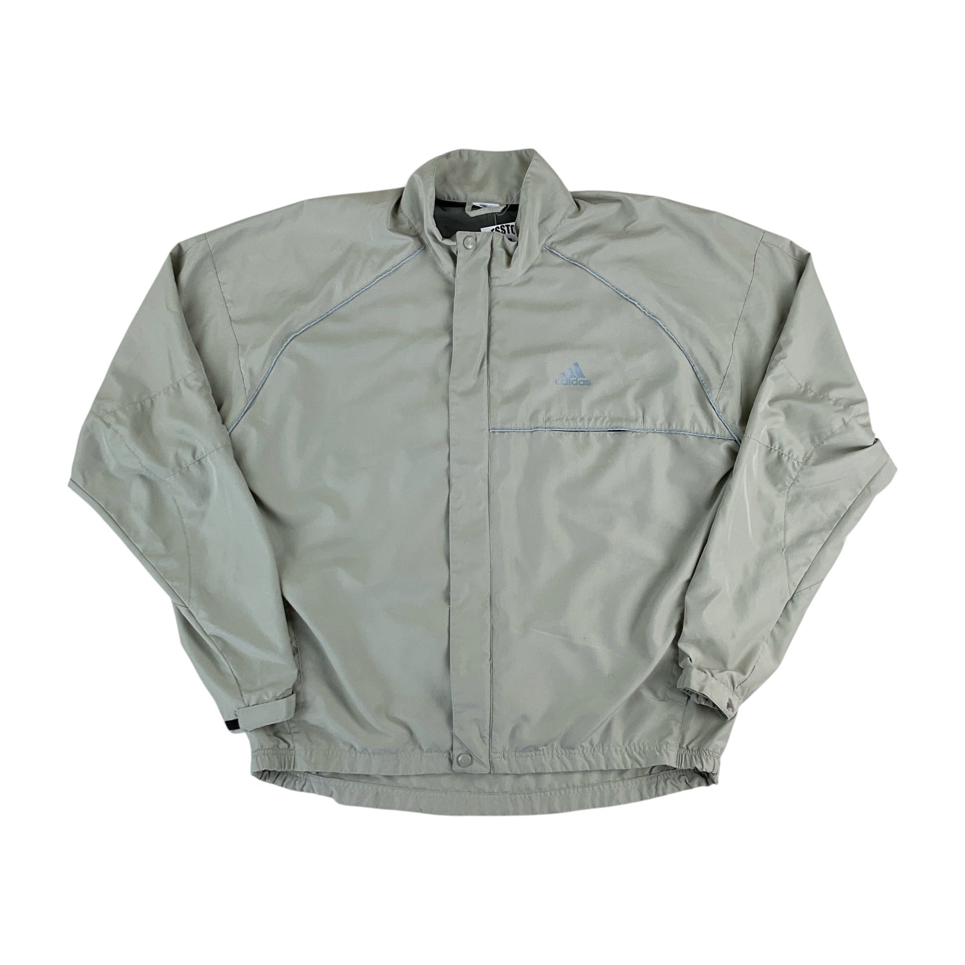 Adidas 90s Reflective Jacke Beige - Herren/XL Vorderansicht