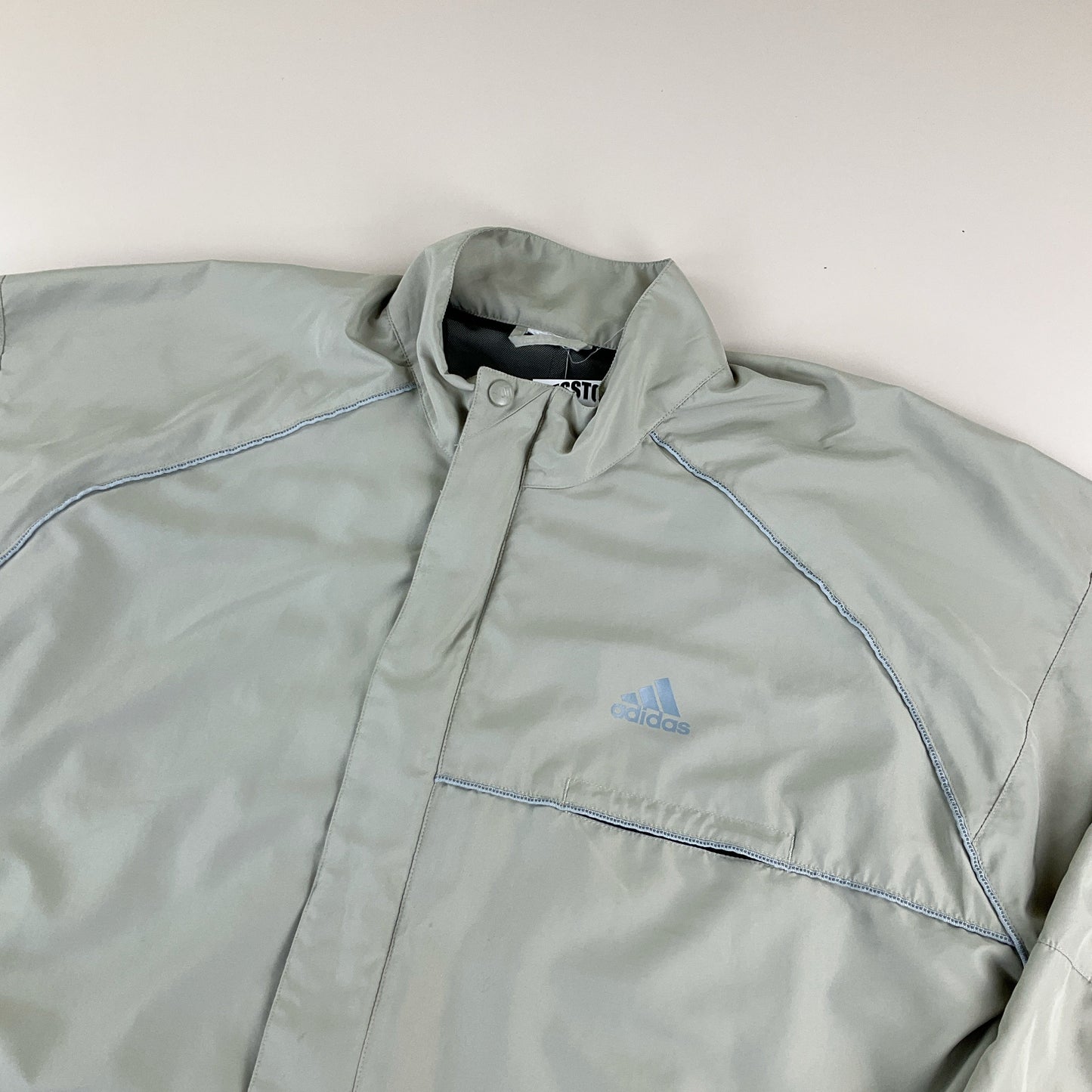 Adidas 90s Reflective Jacke Beige - Herren/XL Logo Detail