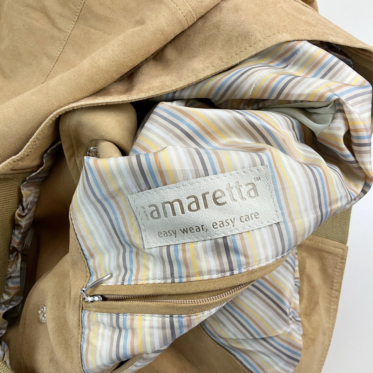 Bugatti Rauleder Jacke Beige - Herren/XL Größenetikett