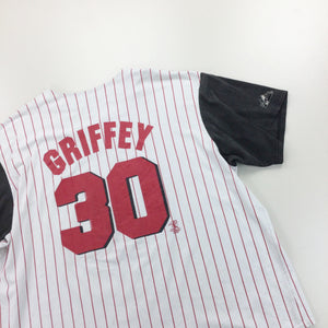 Majestic 90s MLB 'Griffey' Jersey - Large-MAJESTIC-olesstore-vintage-secondhand-shop-austria-österreich