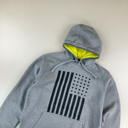 New Era Hoodie Grau - Herren/L Logo Detail