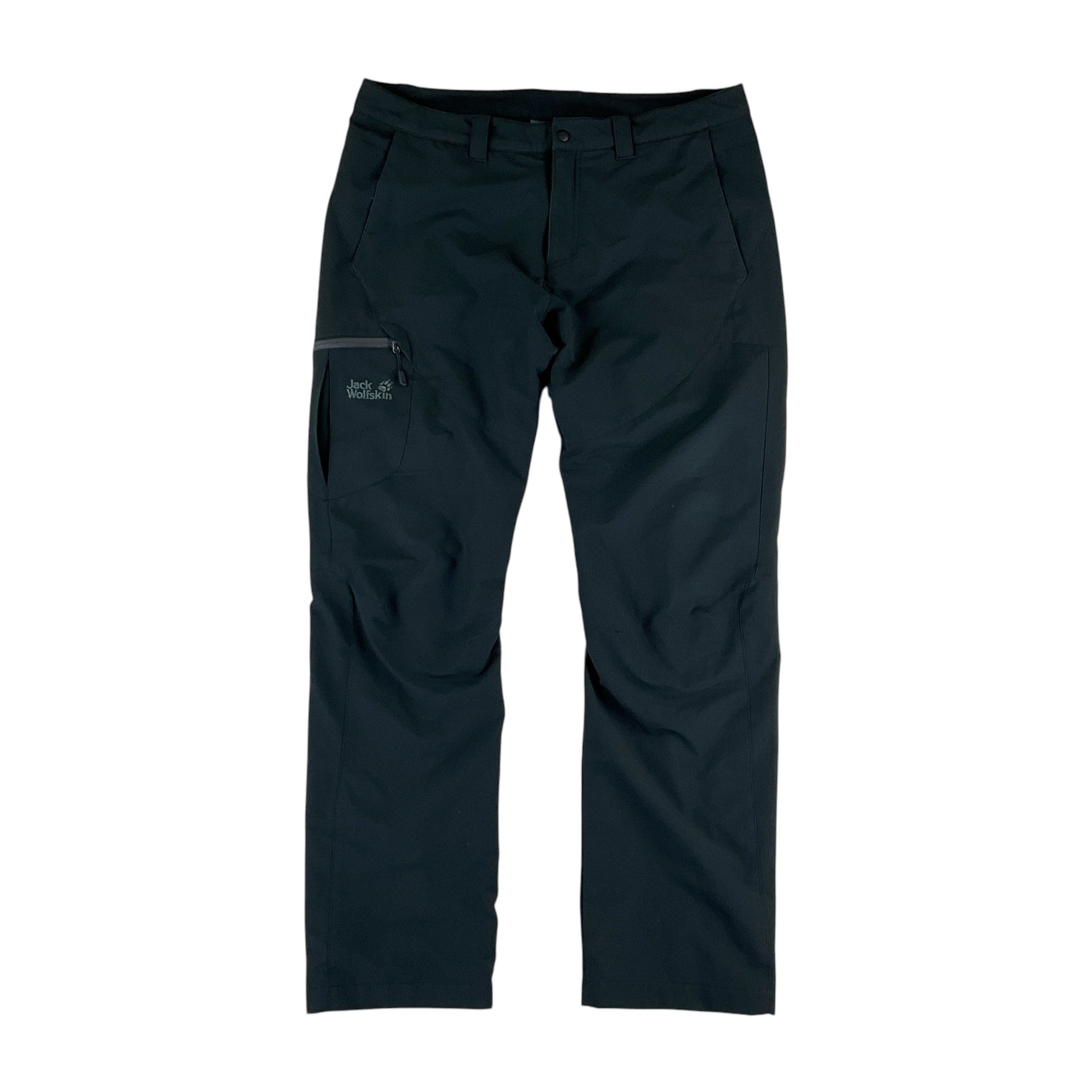 Jack Wolfskin Outdoor Wanderhose Schwarz - Herren/XL Vorderansicht