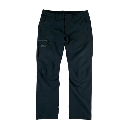 Jack Wolfskin Outdoor Wanderhose Schwarz - Herren/XL Vorderansicht